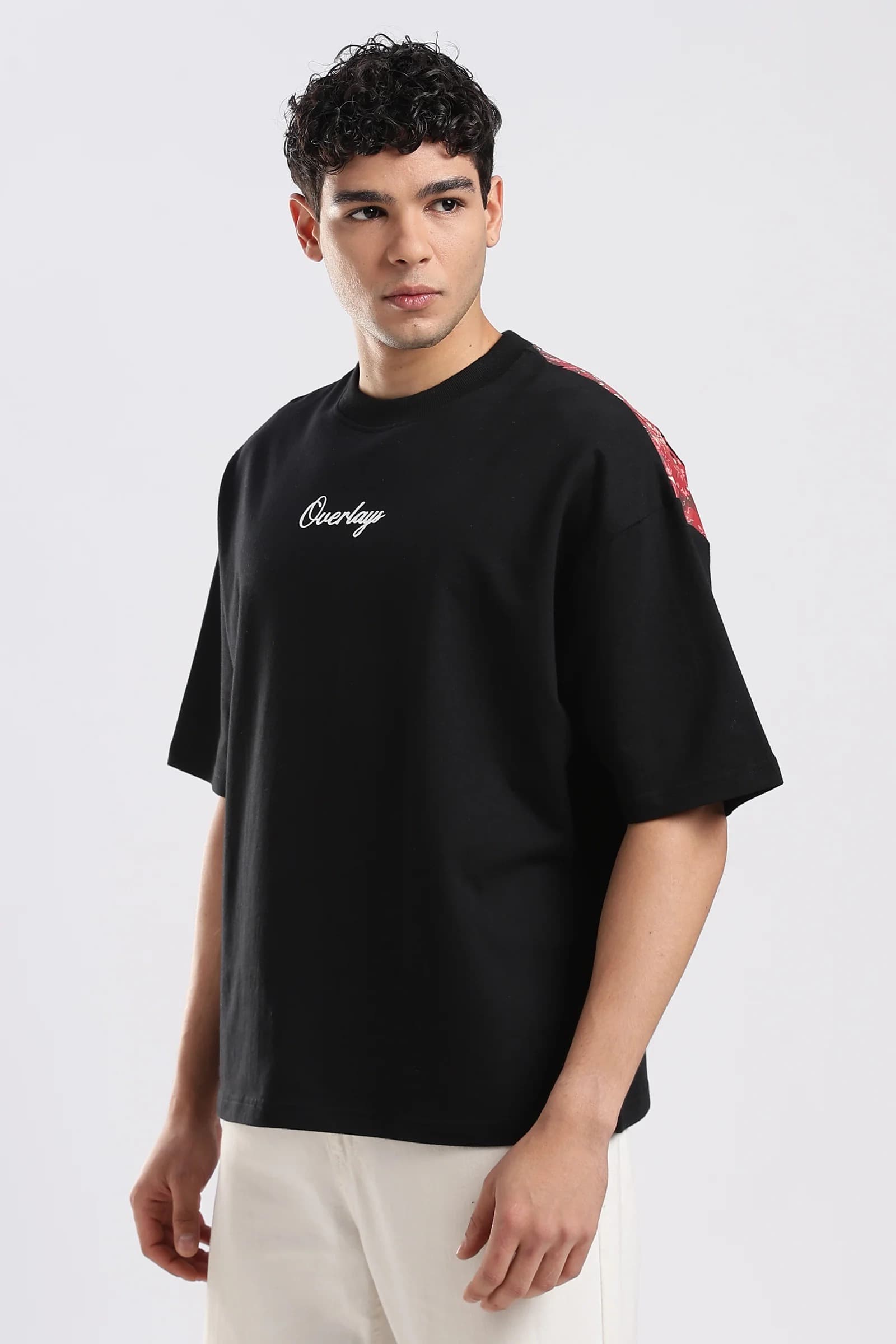 Midnight Bloom Navy Oversized T-shirt