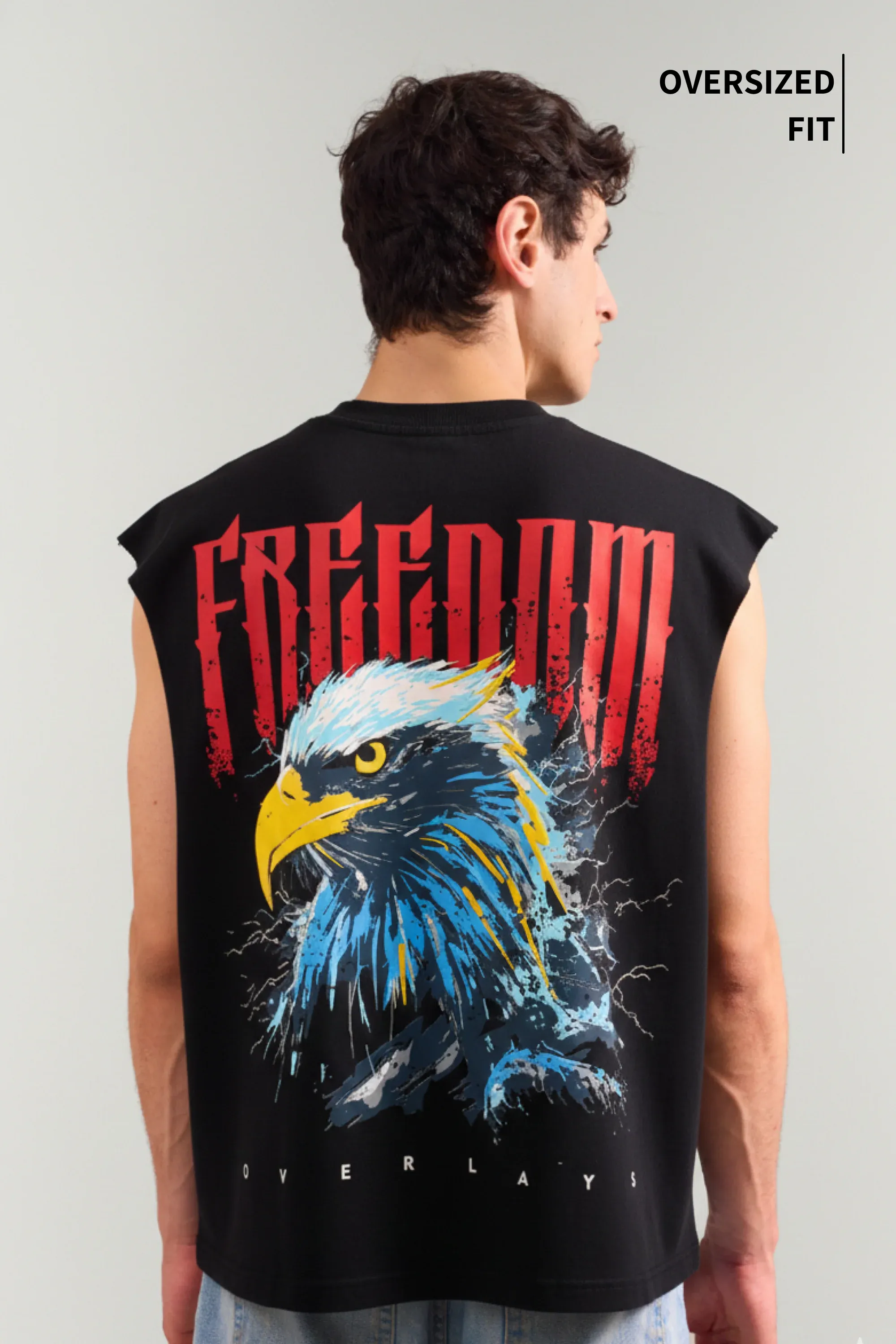 Hawk Eye Sleeveless Black Tank Top – moorooMEN