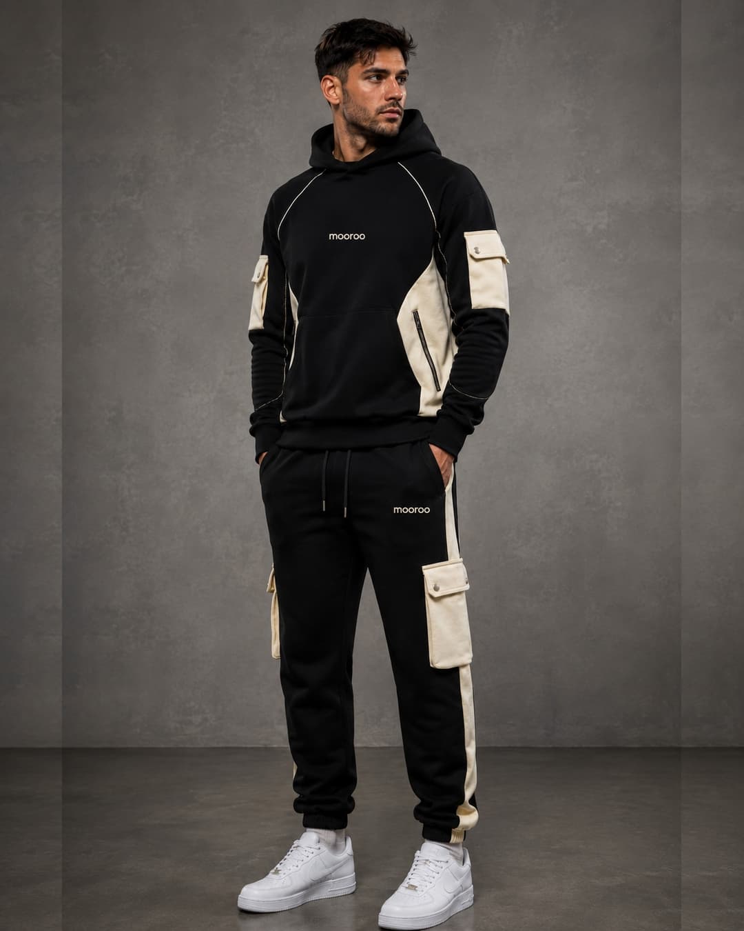 Mooroo Utility Cargo Tracksuit Set
