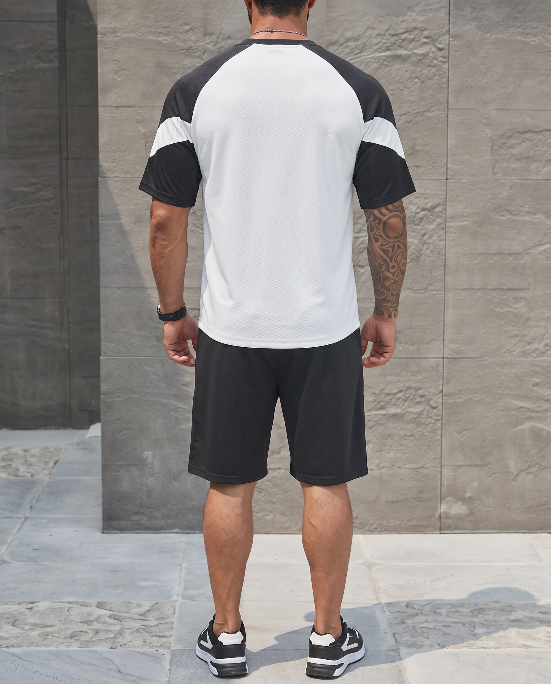 Black Athletic Summer Co-ord