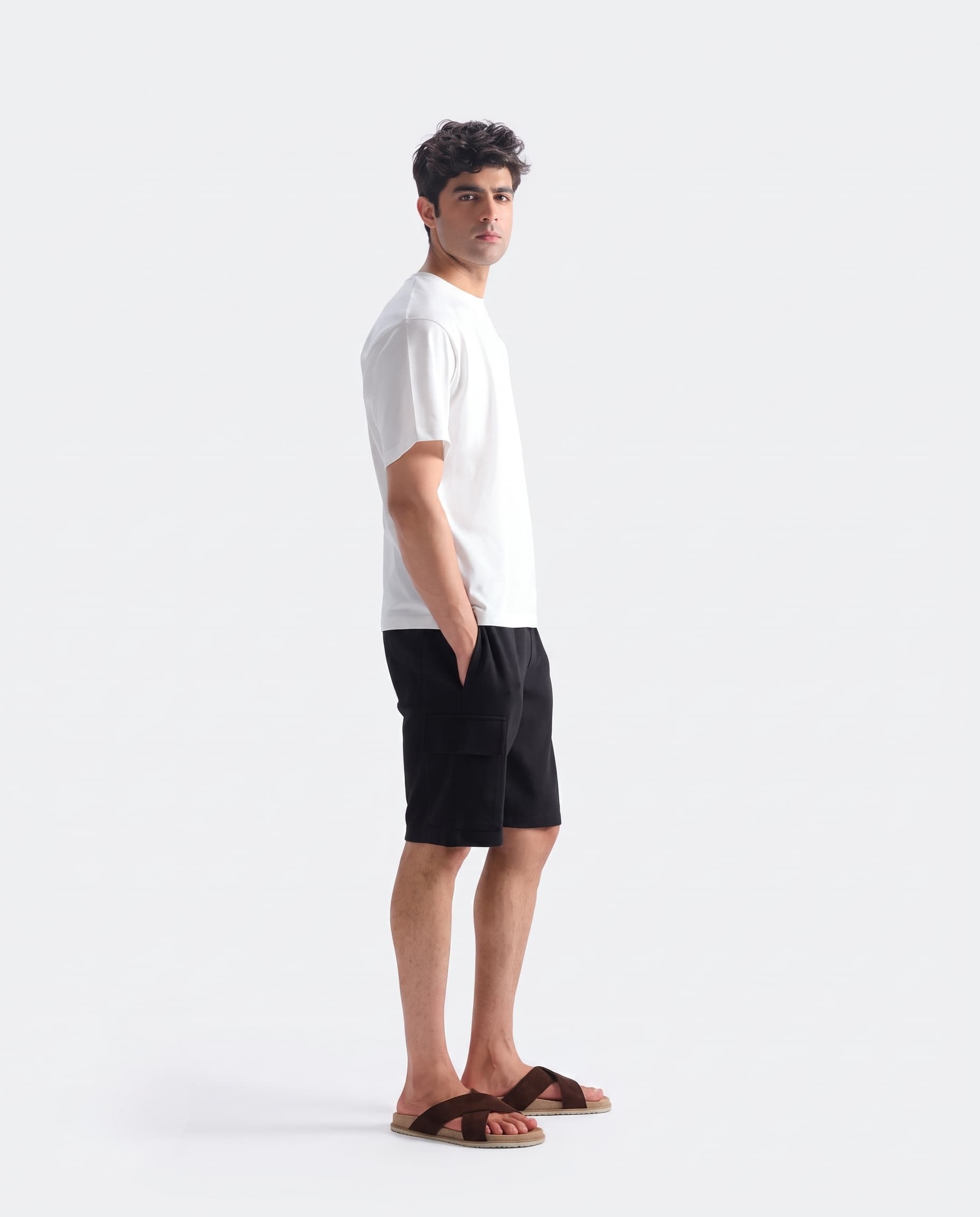 Urban Utility Cargo Shorts - Black