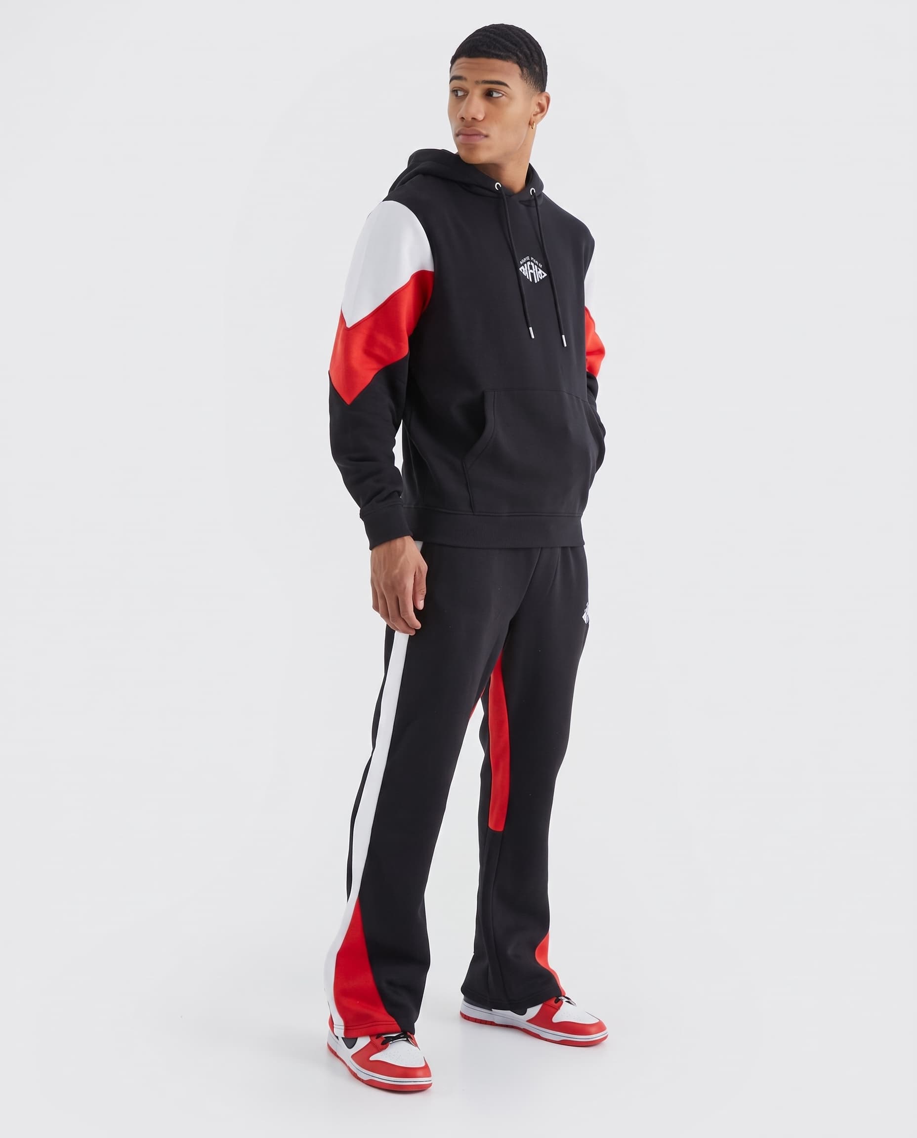 Men's Colour Block Streetwear Jogger Co-ord