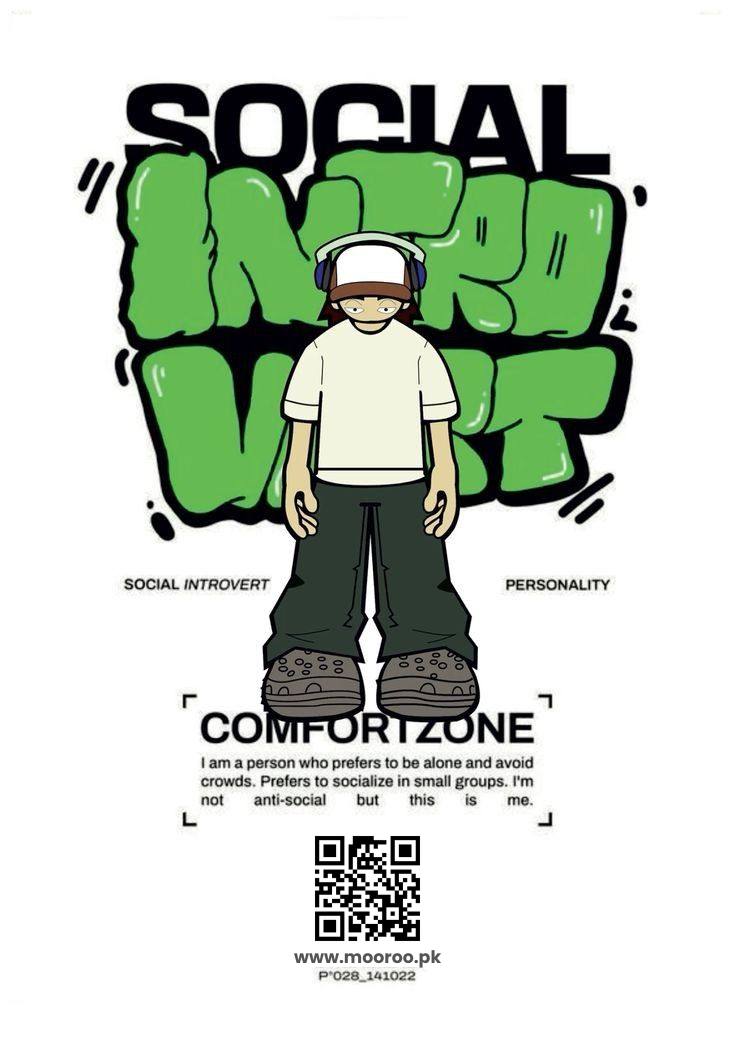 Social Intro Comfort Zone Graphic T-Shirt