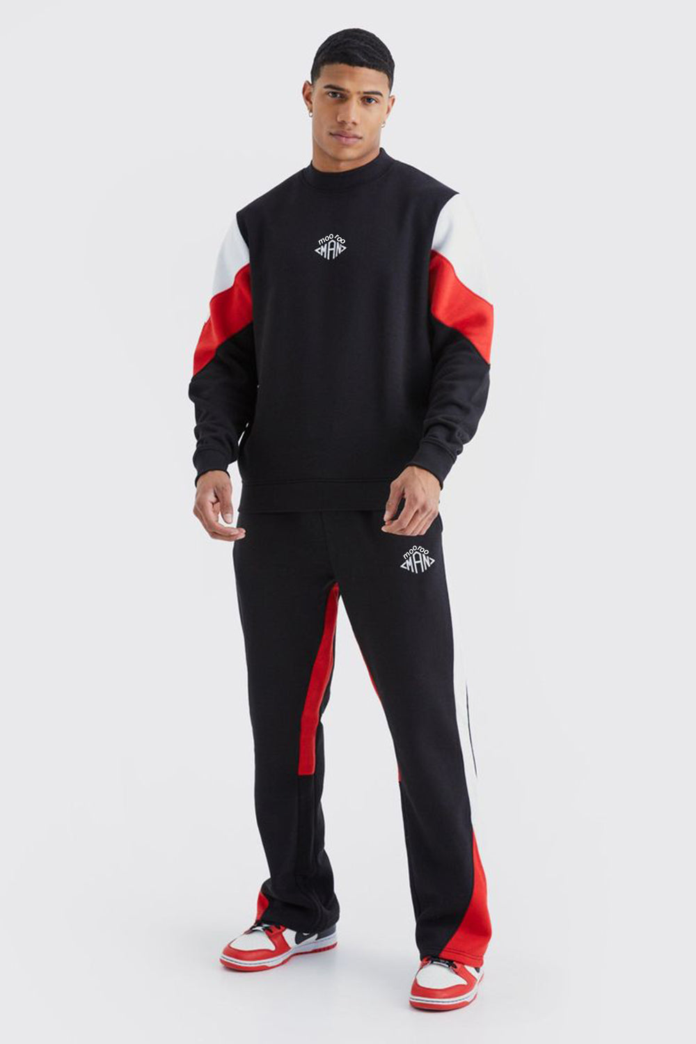 Signature Colorblock Tech-Luxe Tracksuit