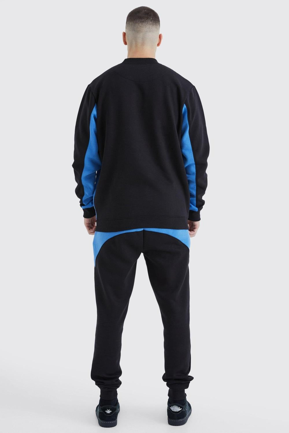 Black and Blue Activewear Tracksuit- moorooMEN