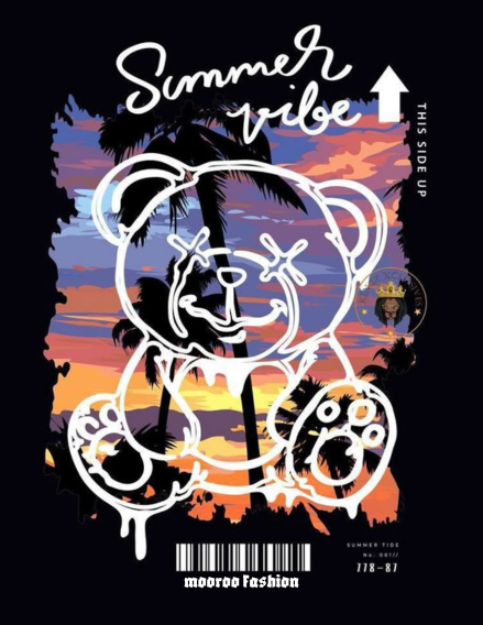 Summer Vibes Bear T-shirt