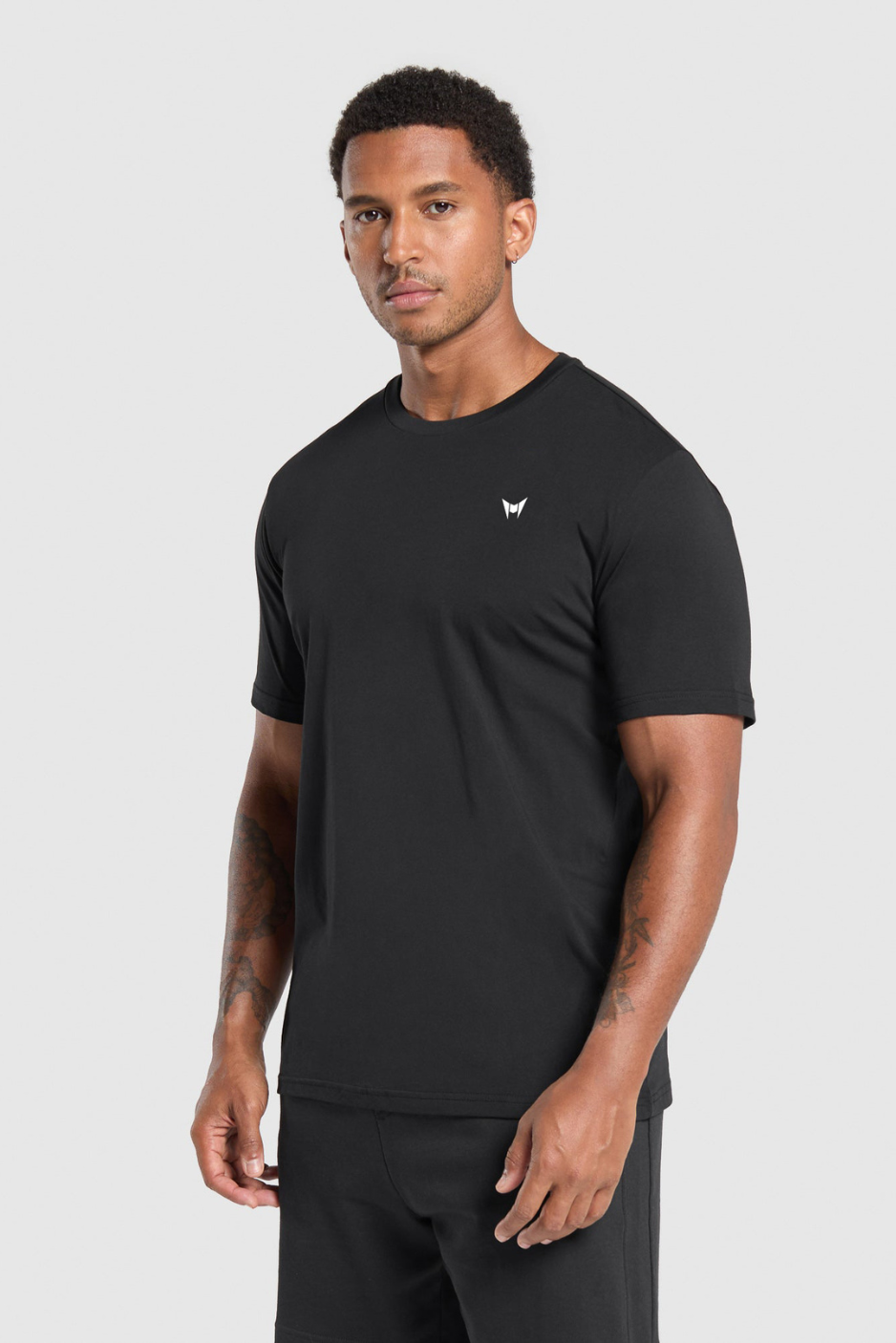 Men’s Black Athletic Shorts Set